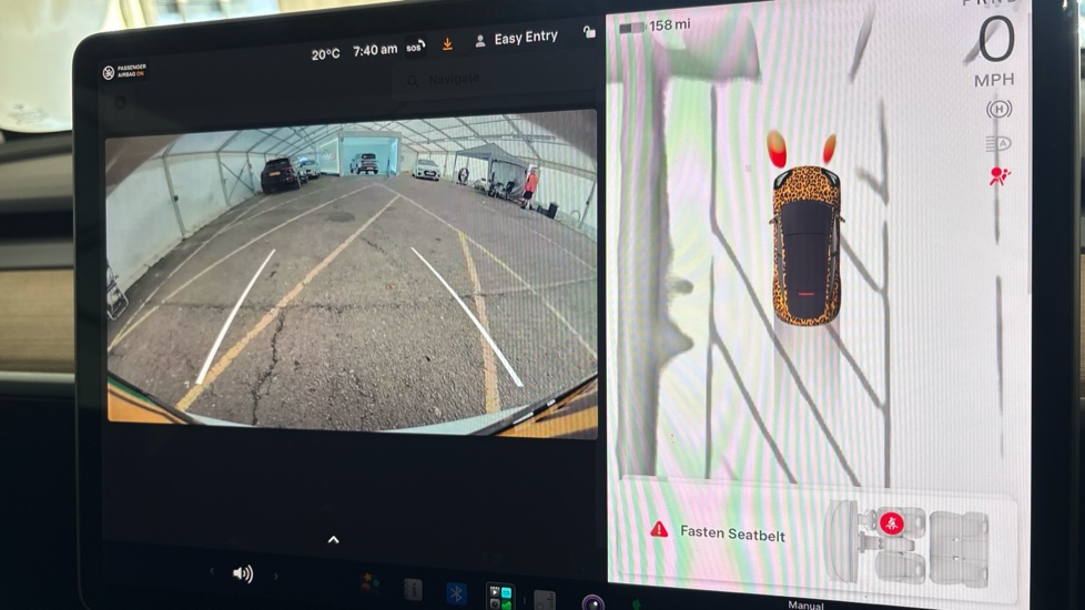 TESLA MODEL Y reverse camera