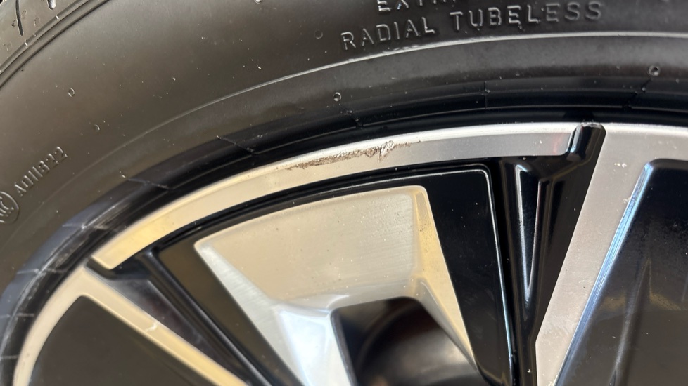 BMW iX3 scuff