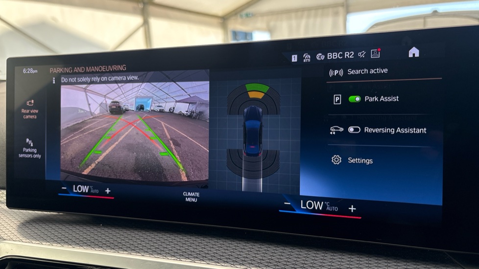 BMW I4 Reverse camera