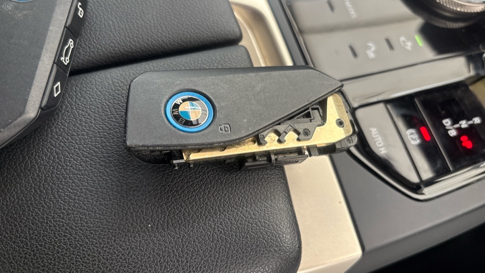 BMW iX damaged