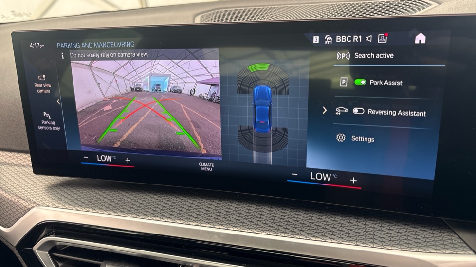 BMW 3 SERIES reverse camera