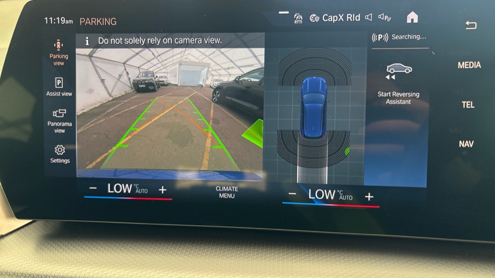 BMW iX1 reverse camera