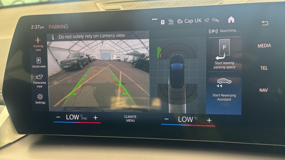 BMW iX1 reverse camera