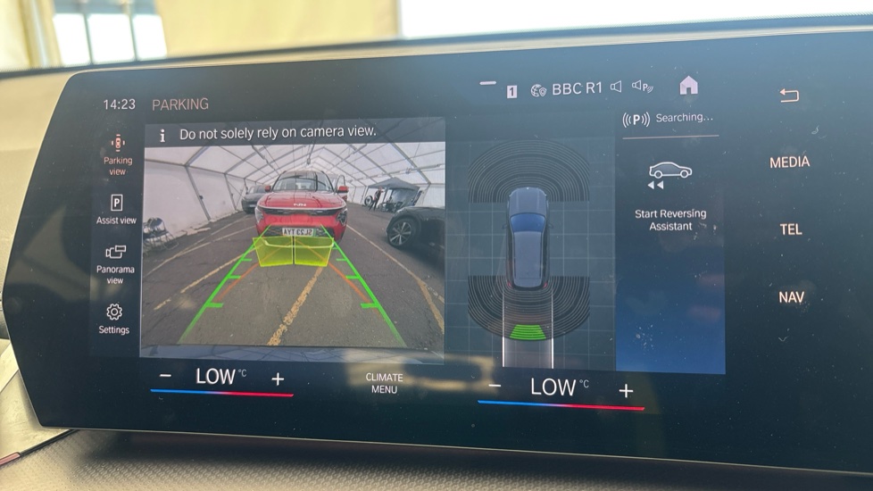 BMW iX1 reverse camera