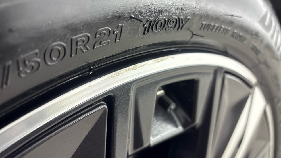 BMW iX scuffed