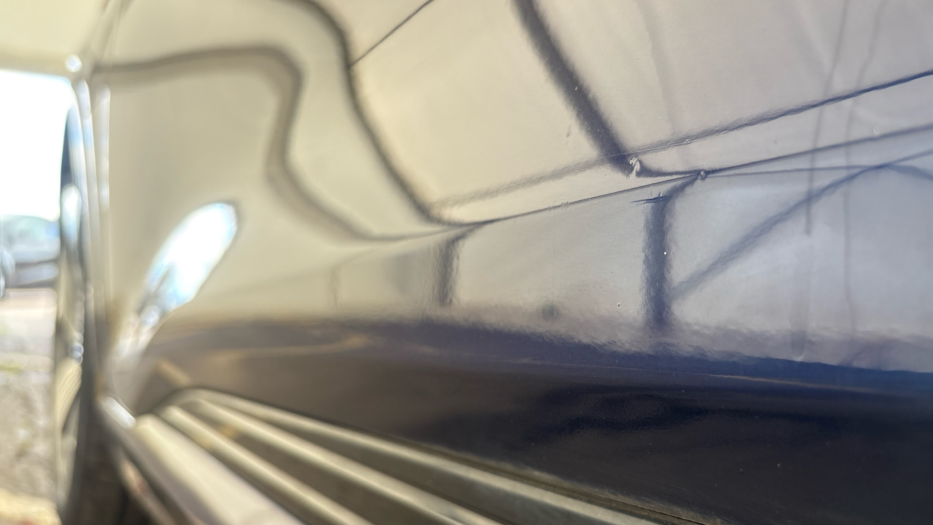 Dent and paint imperfection