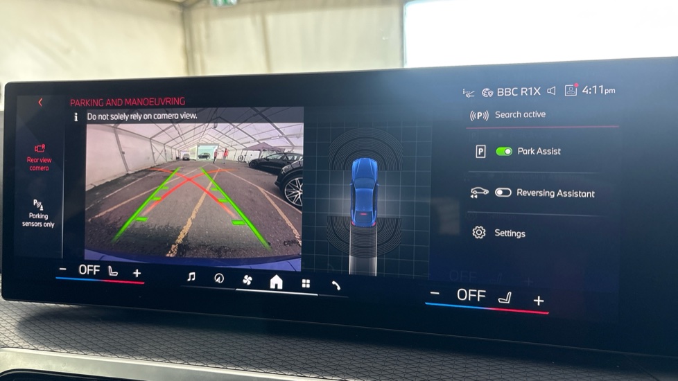 BMW I4 Reverse camera