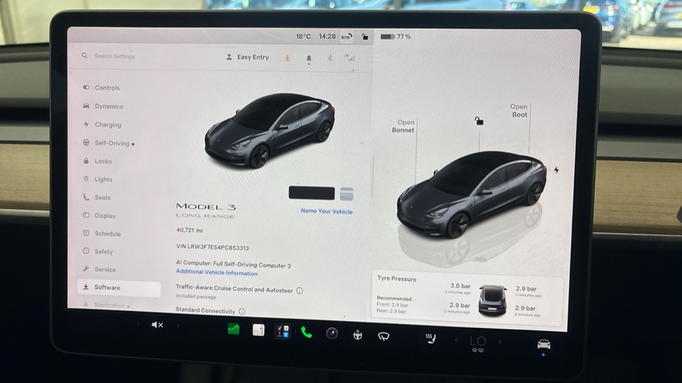 TESLA MODEL 3 SALOON Long Range RWD 4dr Auto