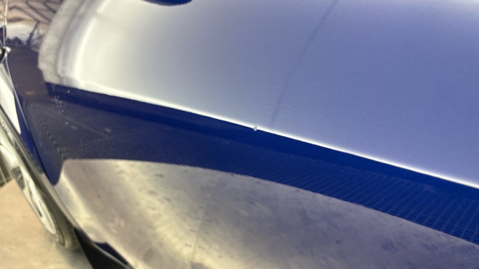 TESLA MODEL Y dent and chip