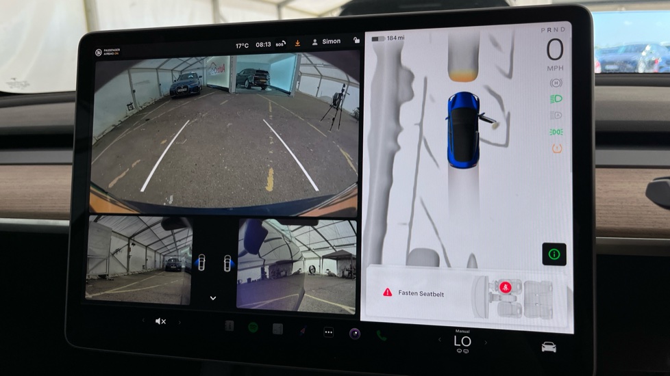 TESLA MODEL 3 reverse camera