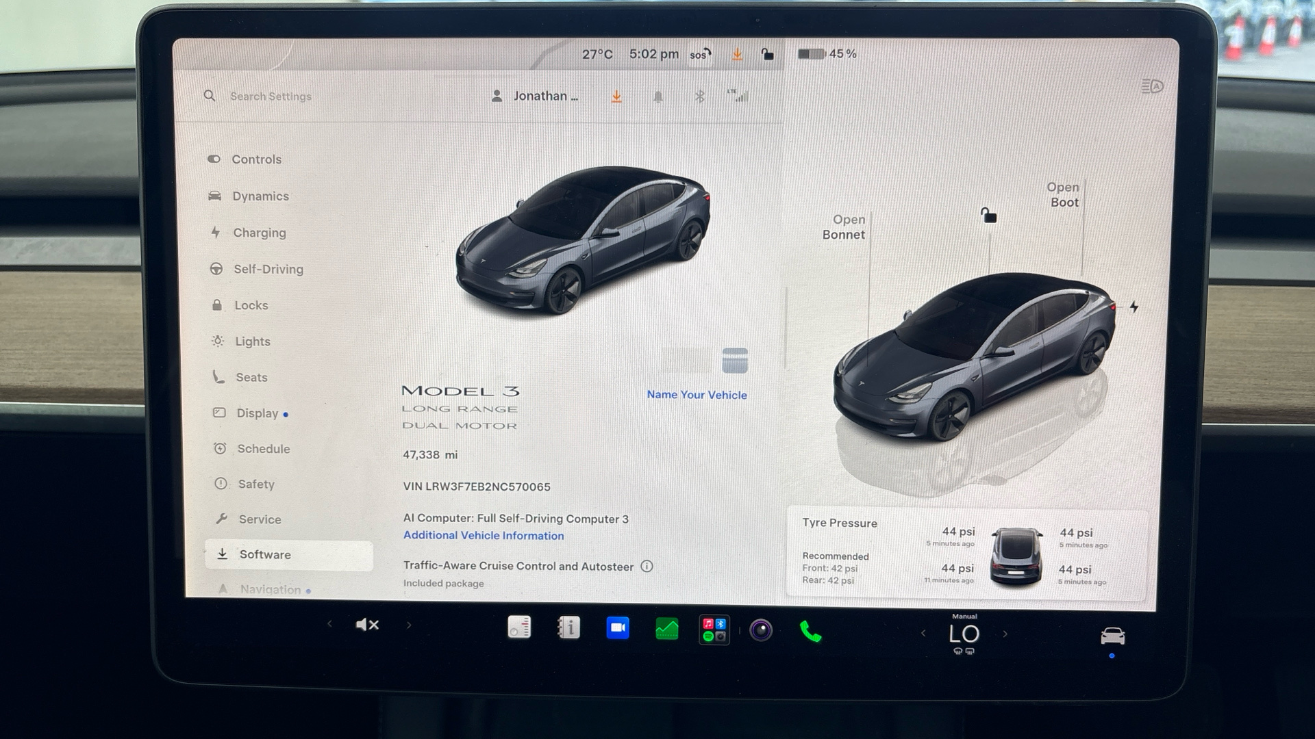 TESLA MODEL 3 MODEL 3 SALOON Long Range AWD 4dr Auto