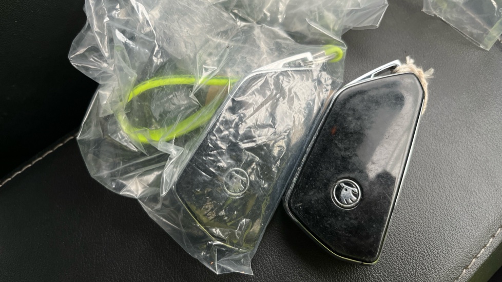 SKODA ENYAQ two keys
