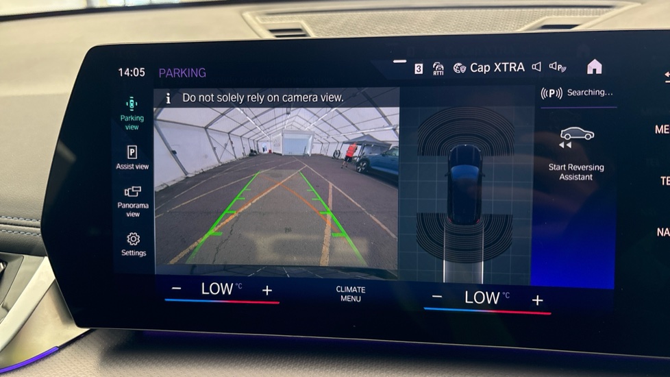 BMW iX1 reverse camera