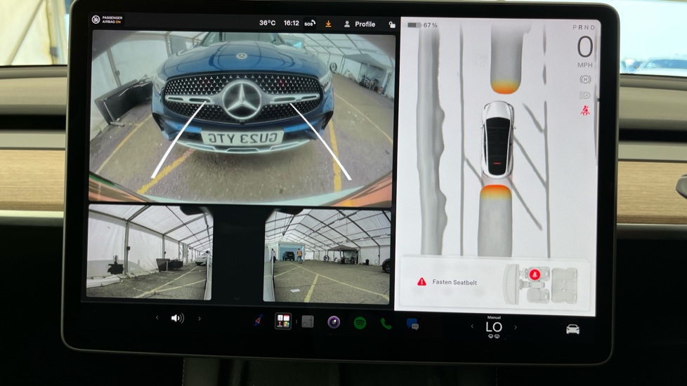 TESLA MODEL Y Reverse camera