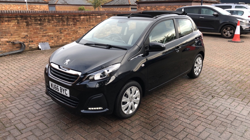 Used Peugeot 108 Convertible 1.0 VTi Active Top! 5dr Manual Black