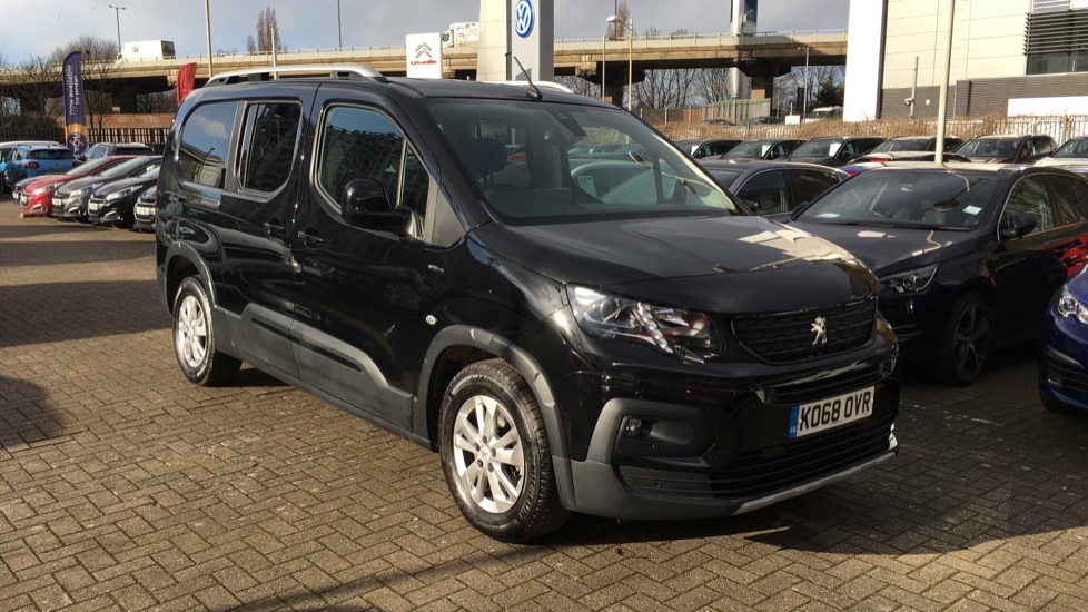 Used Peugeot Rifter MPV 1.5 BlueHDi GT Line (s/s) 5dr Long Manual Black