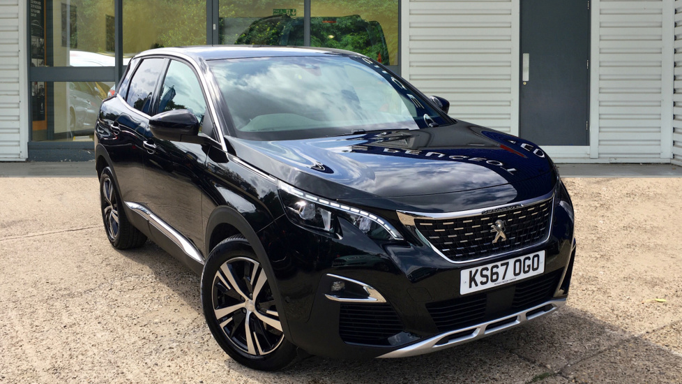 Used Peugeot 3008 SUV SUV 2.0 BlueHDi GT Line 5dr Manual Black KS67OGO