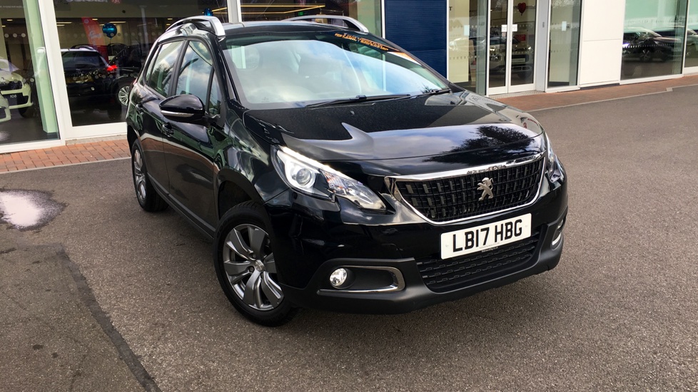Used Peugeot 2008 SUV 1.2 PureTech Active 5dr Manual Black LB17HBG