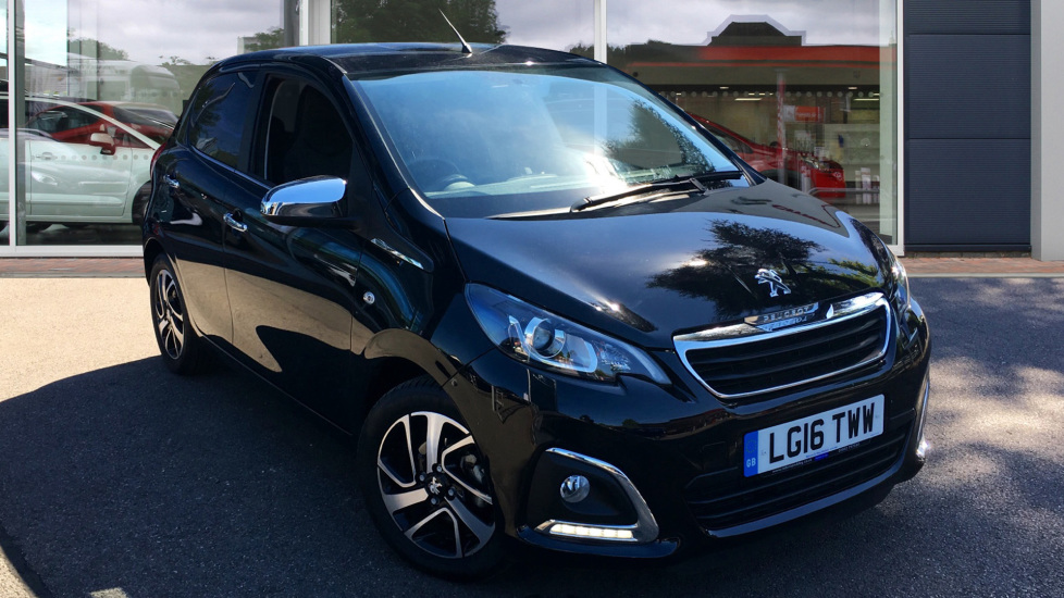Used Peugeot 108 Hatchback 1.2 PureTech Feline Nav 5dr Manual Black